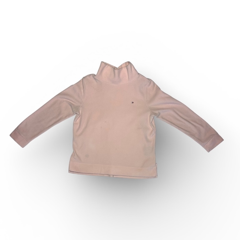Tommy Hilfiger Men’s Large Pink Fleece Neck Sweater Size Large